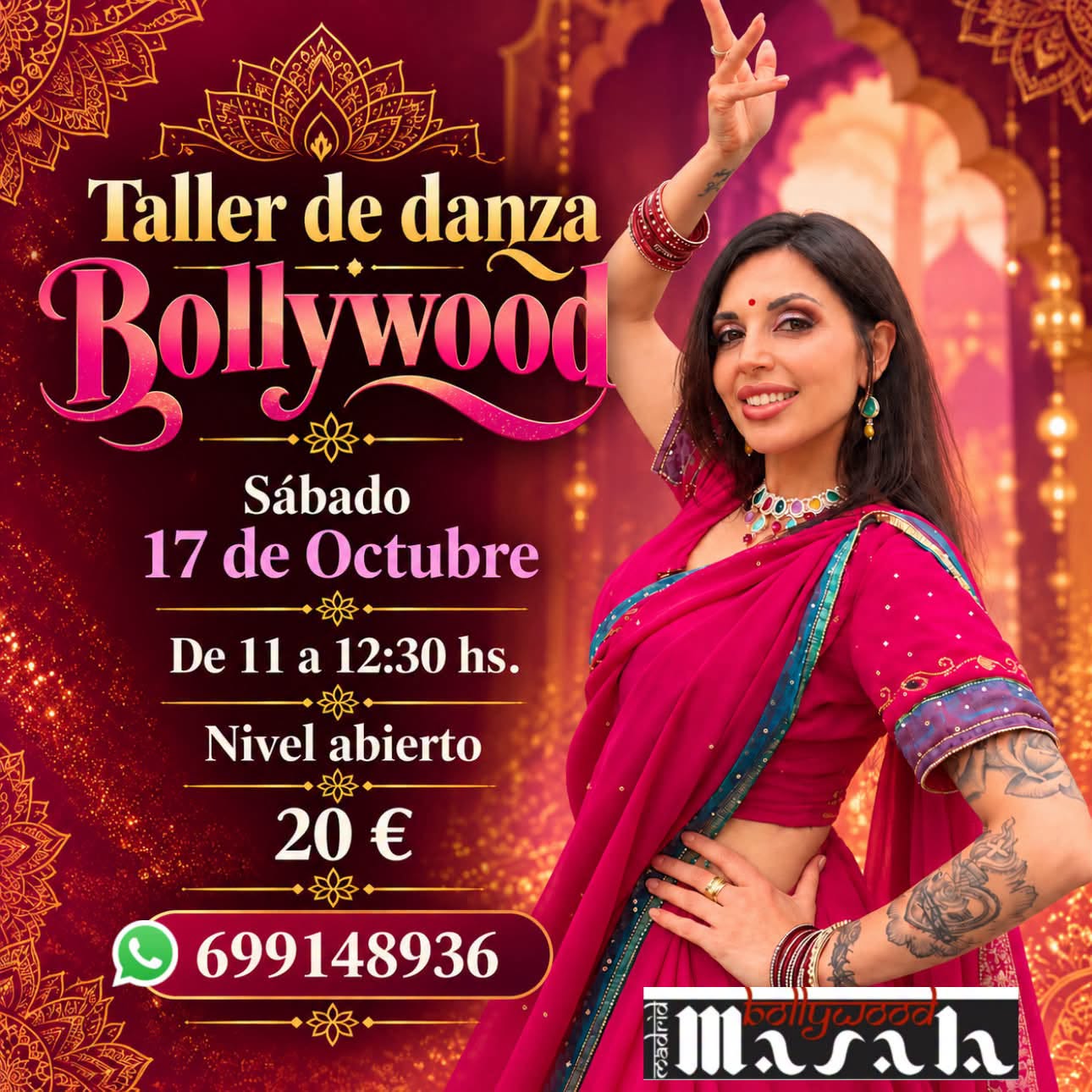 Taller intensivo baile Bollywood